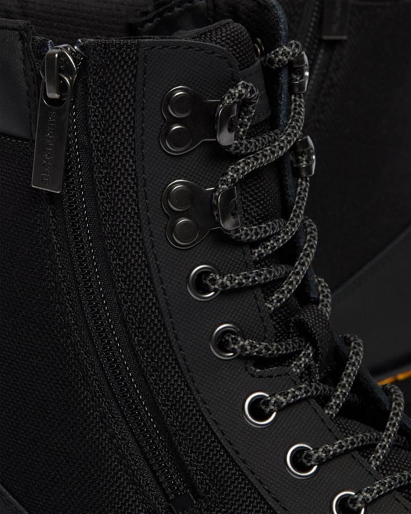 Dr Martens Combs Zip Fritidsstøvler Dame Sort | DK 86TCE